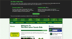 Desktop Screenshot of elmstennisclub.co.uk